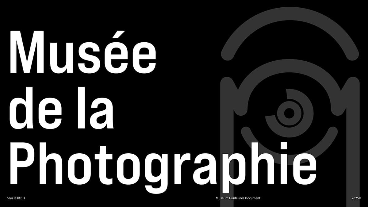 Chartre graphique du Musée nationale de la photographie 3